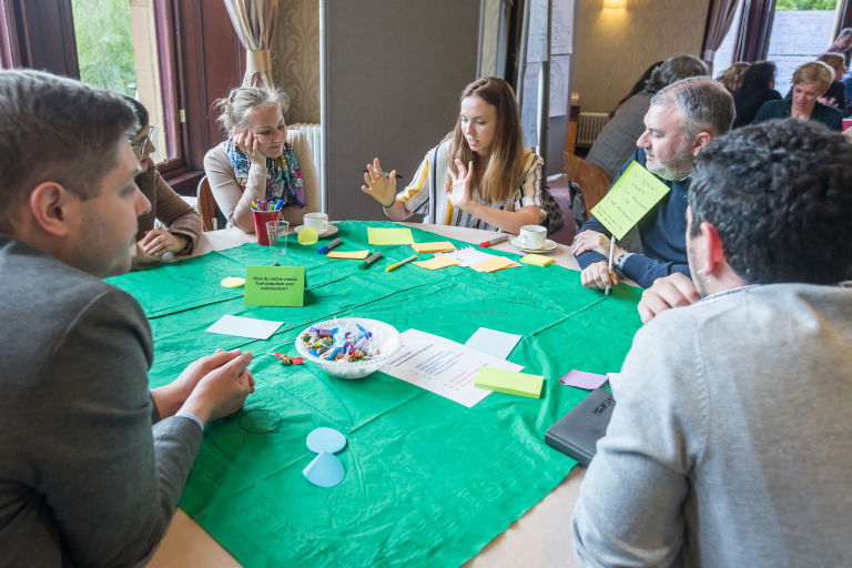 World Cafe ‘Populism and Nationalism – shared interrogation of questions posed.